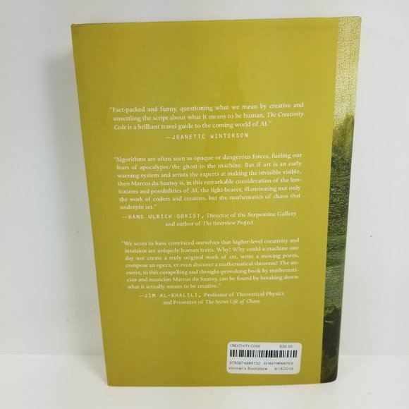 Marcus Du Sautoy The Creative code Art and Innovation in the age of Ai 1stprint - Picture 4 of 12